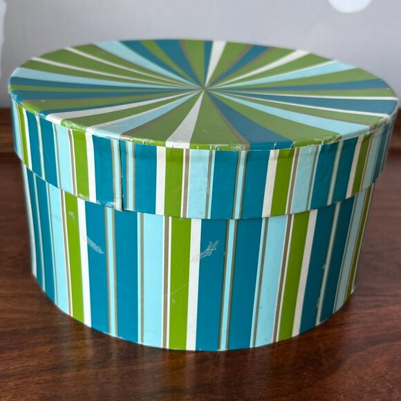 Target By Julia Minasian 6.5” Plates Set Of 4 Ceramic Striped Pink Red Teal Gold - Picture 9 of 10